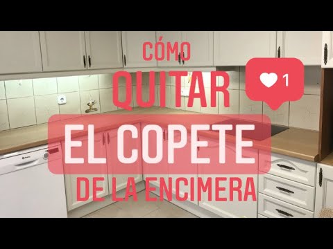 Colocación de copetes de cocina