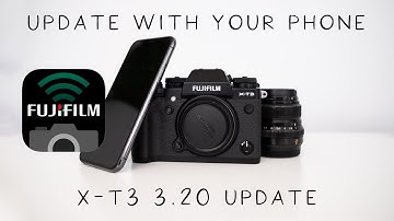 How to Update your Fujifilm XT3 Firmware Using your Phone | XT3 3.20 Firmware Update