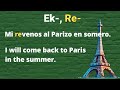 Esperanto: Prefixes ek-, re-