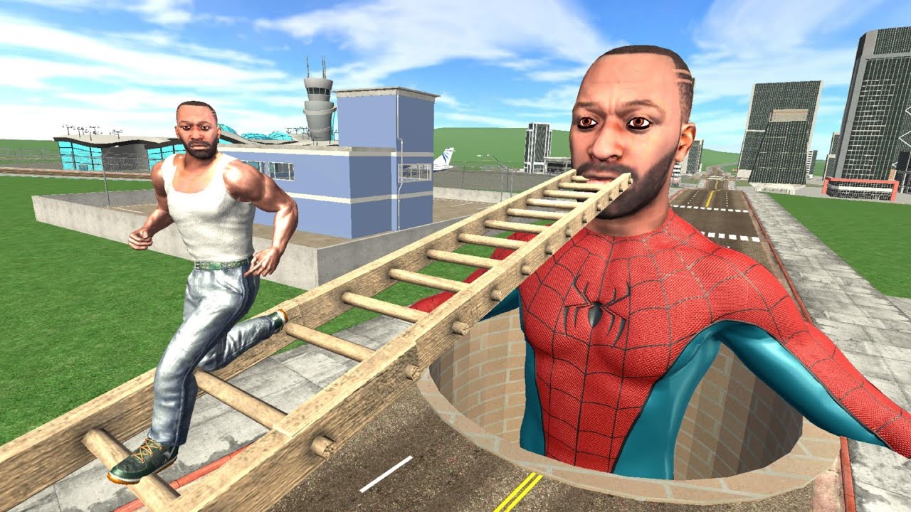 Franklin Entered Inside Giant Frank Spiderman – INDIAN BIKE DRIVING 3D