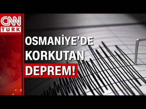 Osmaniye merkezli 4,6 büyüklüğünde deprem! Hatay ve Adıyaman'dan da hissedildi