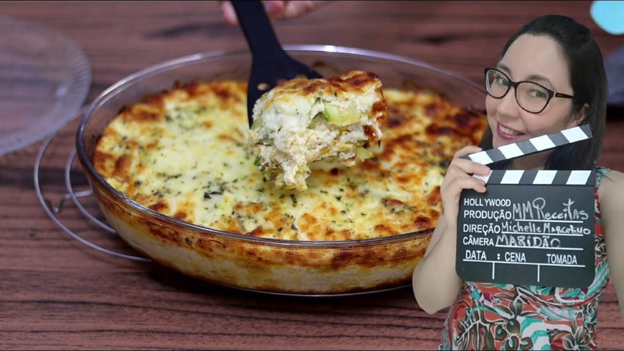 ABOBRINHA GRATINADA COM QUEIJO SUPER FÁCIL E BARATO DE FAZER