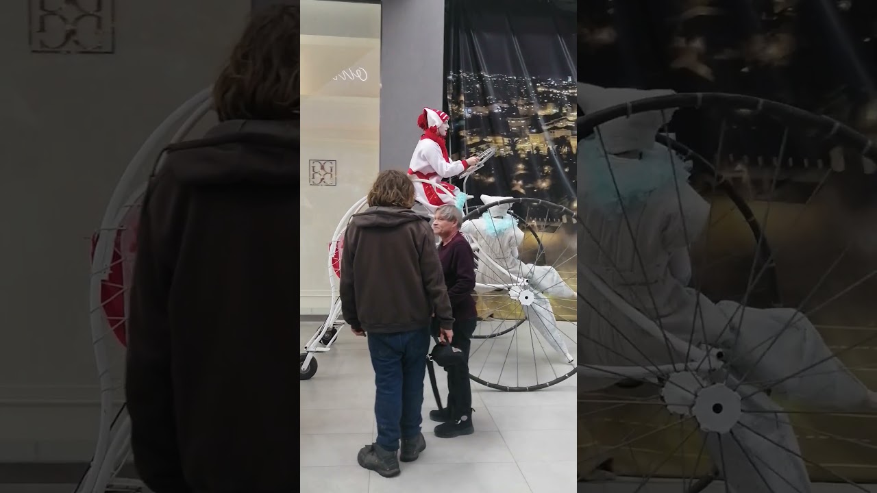 Winter festival "Plasticine Rain"😅 Four-wheeler?👍