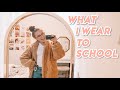 what i wear in a week to school (ft. glasses)