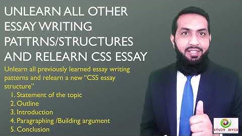 Lec#1 - English Essay Writing | CSS Essay | PMS Essay |  Amanullah Gondal