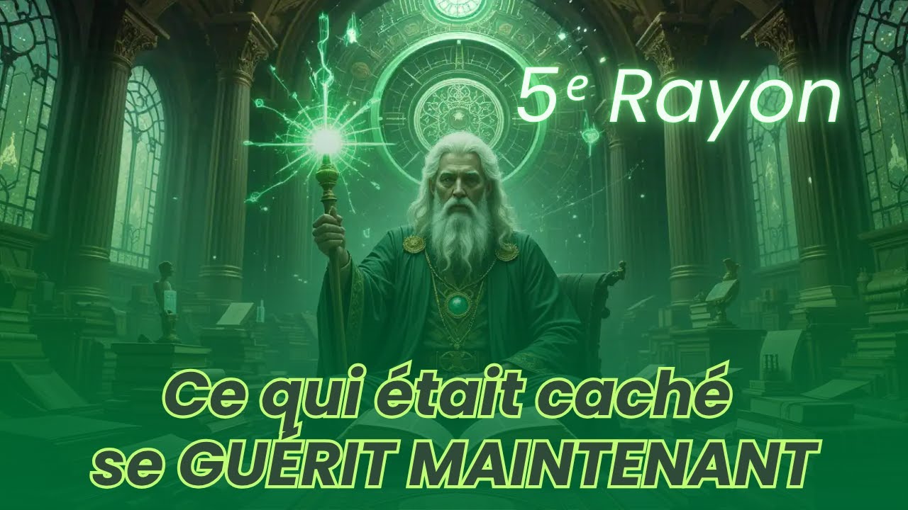 MAÎTRE HILARION ACTIVE LA FLAMME VERTE POUR GUÉRIR CE QUE TU NE VOIS PAS