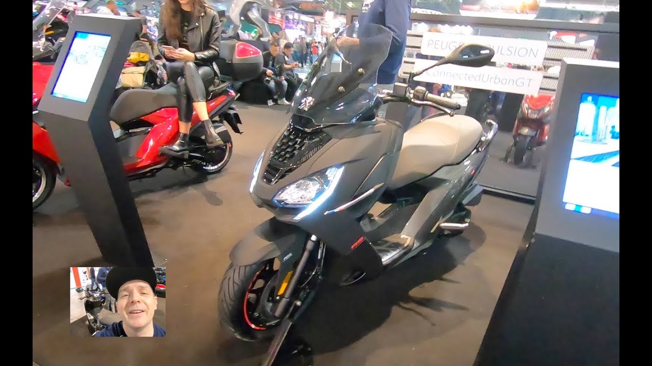 PEUGEOT PULSION RS SCOOTER ALL NEW MODEL 2020 WALKAROUND - YouTube