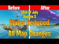 *ALL* Map Changes after the Water Level fell in Fortnite!(24th of July Update)