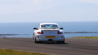 Porsche 997 GT3 Clubsport having fun at Anglesey track day - Jun 2022