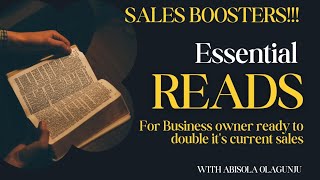 SALES BOOSTERS!! Essential books to read to skyrocket your sales game.