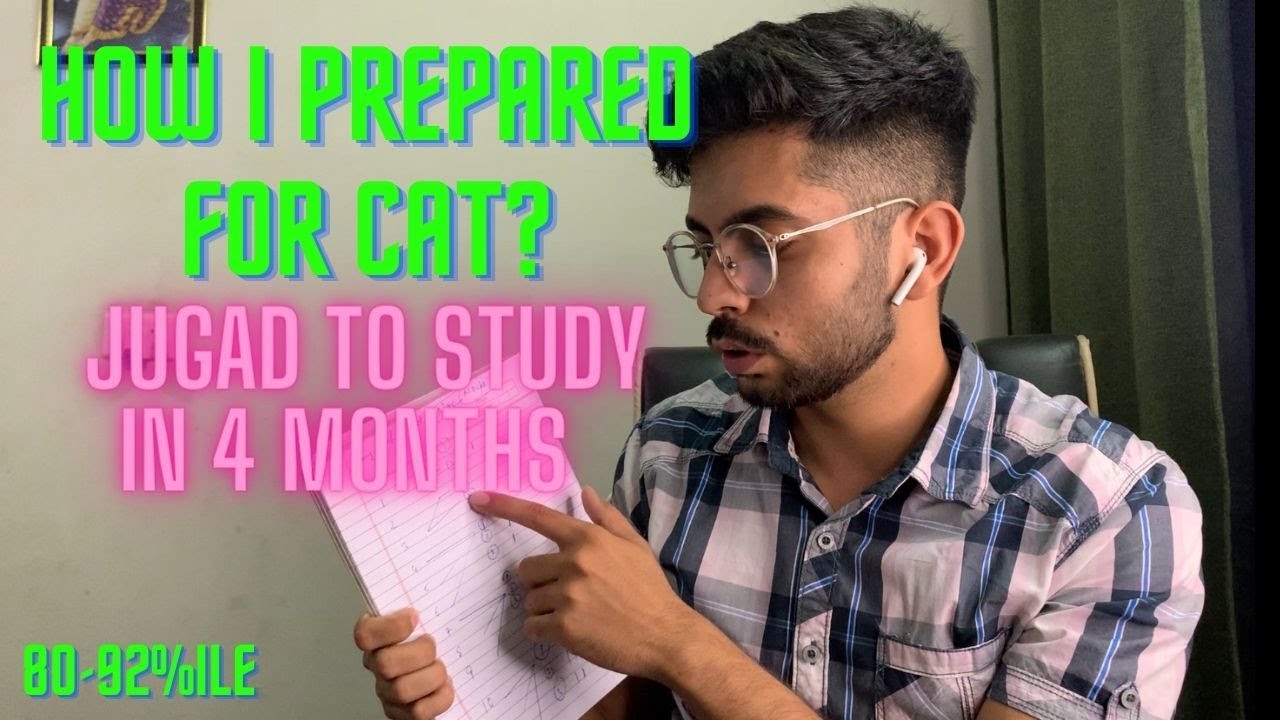 How I Prepared for CAT😮| CAT preparation in 4 Months😍| IIM JAMMU 🗻 ...
