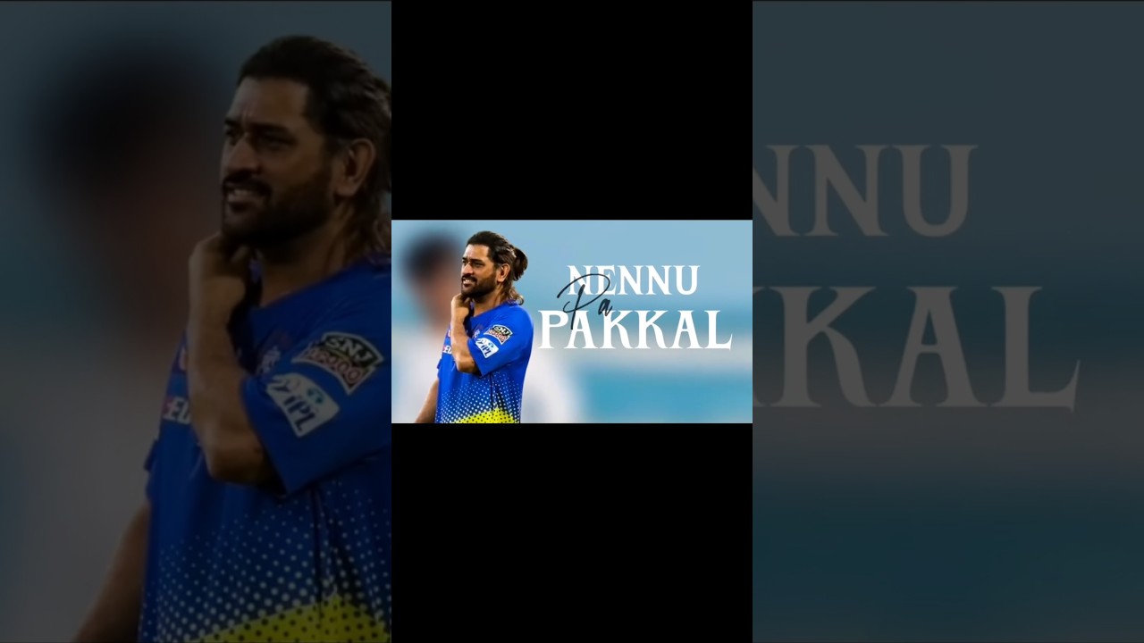 Ms Dhoni WhatsApp Status 