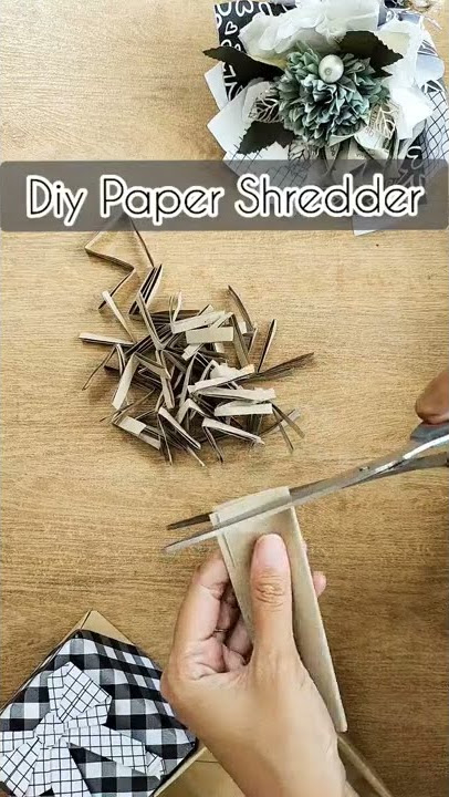 Make your own shredded paper for gift baskets – Carpenter Core