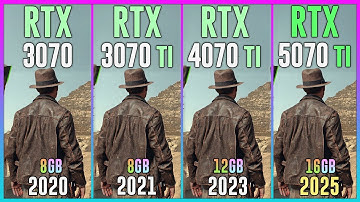 RTX 3070 vs RTX 3070 TI vs RTX 4070 TI vs RTX 5070 TI - Test in 20 Games