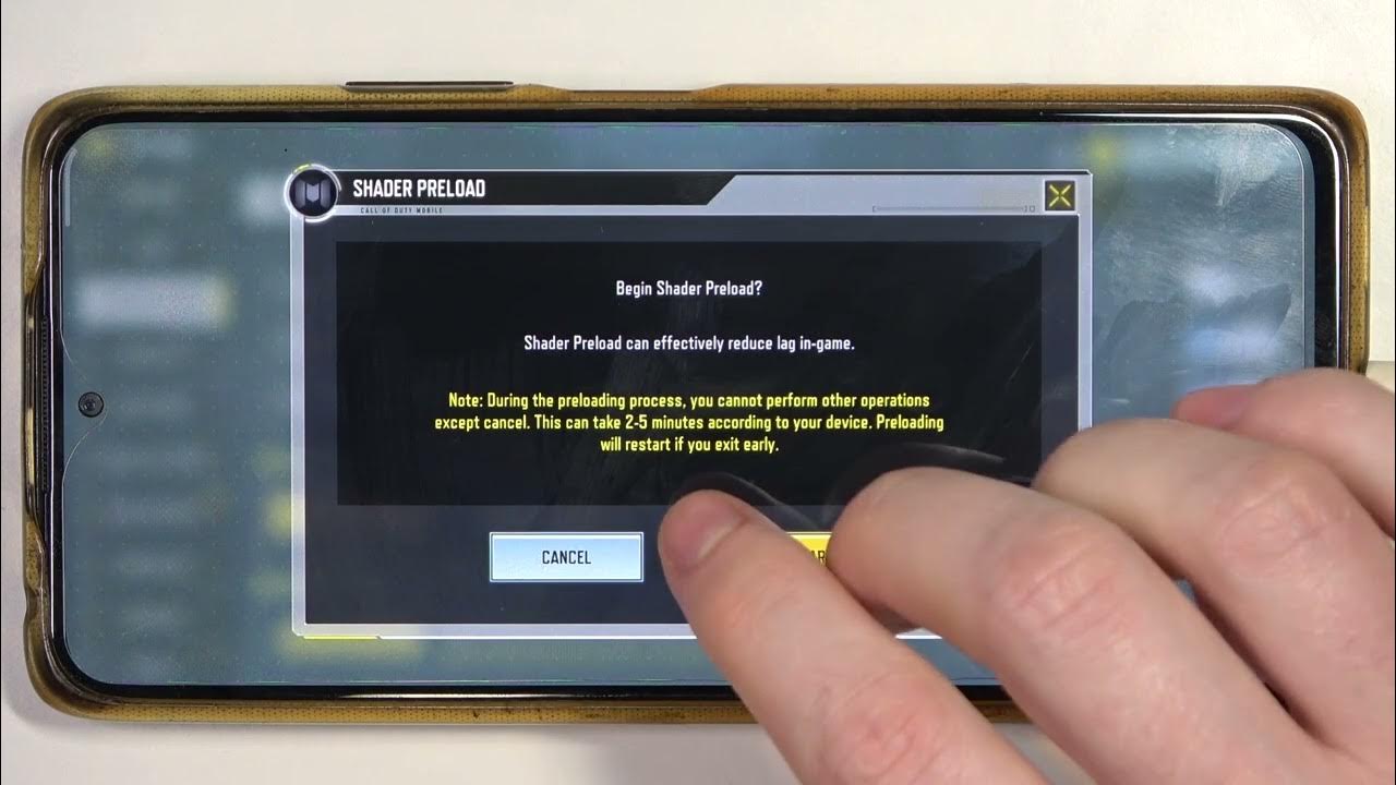 Call Of Duty Mobile How To Preload Shaders YouTube