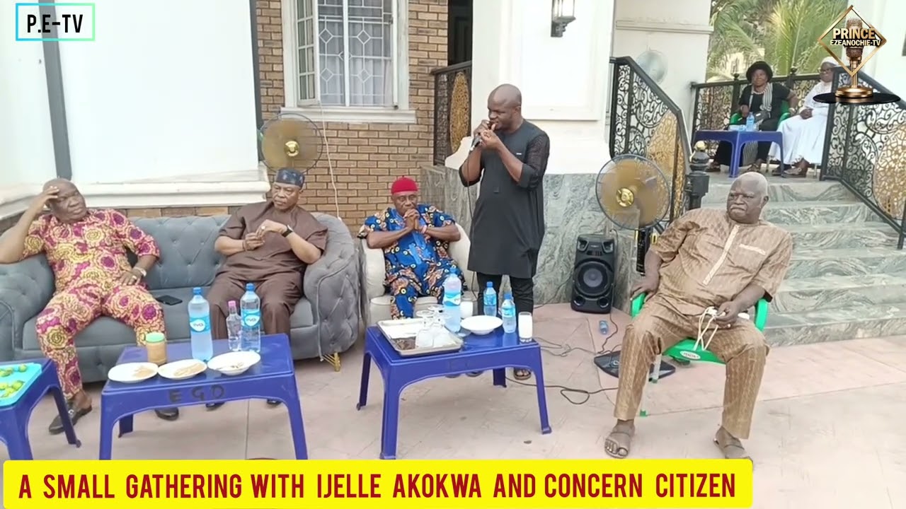 A small gathering with ijelle ideato