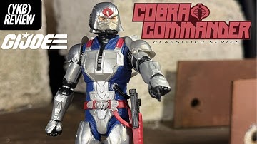 G.I. Joe Classified Series Cobra Commander (Combat Armor) – is he Worth the Throne? (YKB) Review 