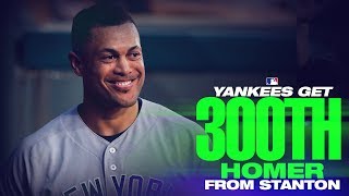 Giancarlo Stanton LAUNCHES BOMB for Yankees' 300th homer of 2019