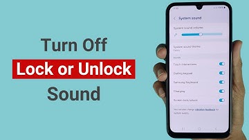 How to Turn Off Screen Lock or Unlock Sound on Android