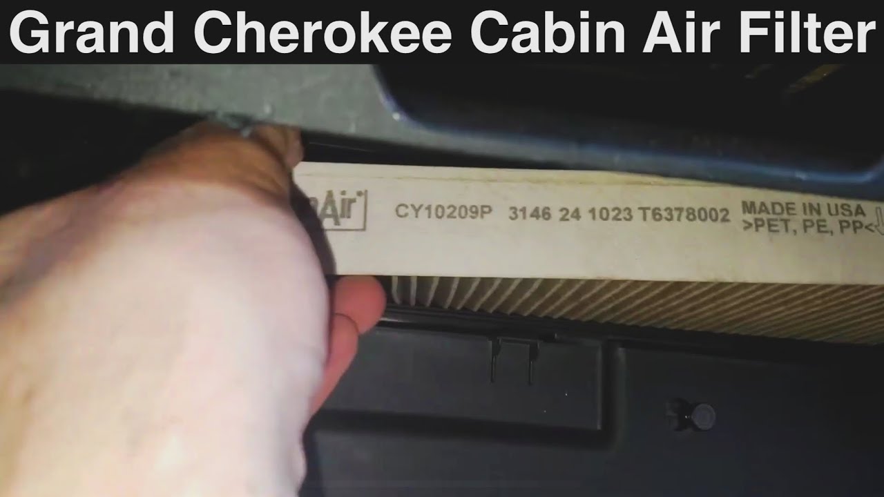 2014 jeep grand cherokee cabin filter - YouTube 2014 Jeep Cherokee Latitude Cabin Air Filter