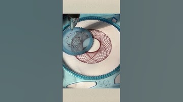 New spirograph design ❤️#art #spirograph #spiroart #satisfying #trending #relaxing #asmrsounds