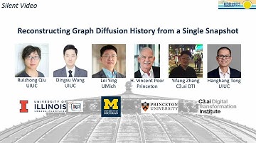 KDD 2023 - Reconstructing Graph Diffusion History from a Single Snapsho