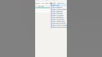 Apply Excel like Date Filters in Power Query #shorts
