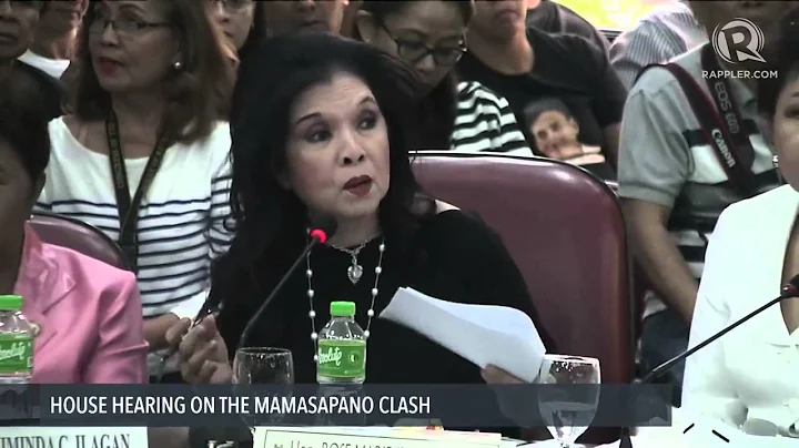 Rep Baby Arenas calls Mamasapano a massacre, asks ...