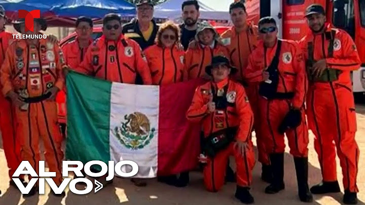 Los 'Topos' mexicanos llegan a Valencia, España para buscar desaparecidos tras inundaciones DANA
