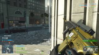 The spawn trap is real! Battlefield hardline gameplay on bank job using m416 and 300 knockout