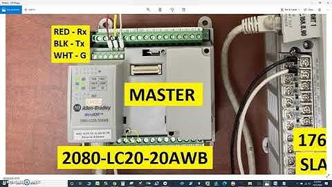 Allen Bradley Micro820 Modbus RTU Master RS-232 (Part-1 READ MSG)