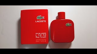 Lacoste Rouge Energetic Fragrance Review (2012)