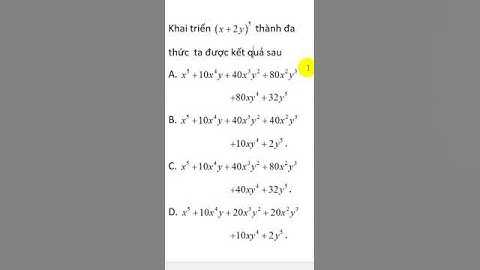 Khai triển nhị thức NEWTON Bằng Casio 580 Vnx