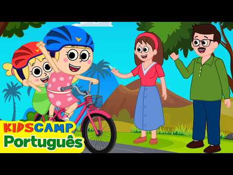 Andando na minha bicicleta | Cantigas de ninar para crianças | Campo das Crianças