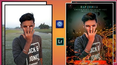 PS Touch + Lightroom cc Movie Poster Photo editing in Mobile With Arafat Editz