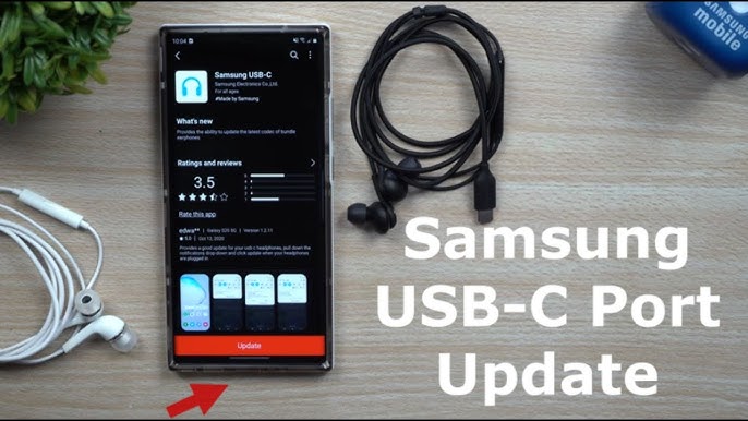 USB C to 3.5 mm Jack Female Auxiliary Audio Cable for Samsung Galaxy A24  Connect your mobile to your headphones, headphones.