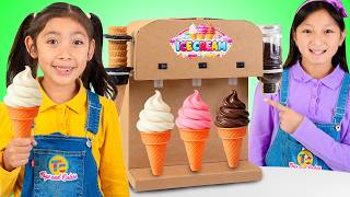 Maddie \u0026 Eva Ice Cream Shop Surprise Toy Adventure