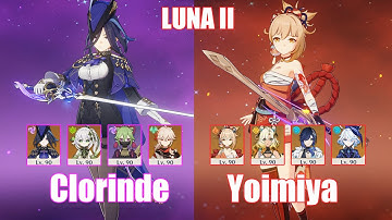 C0 Clorinde & C0 Yoimiya Vaporize | Spiral Abyss 6.1 Luna II | Genshin Impact