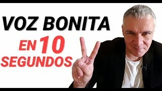 COMO TENER UNA VOZ BONITA, GRAVE, MENOS NASAL, SENSUAL Y SEDUCTORA EN 10 SEGUNDOS