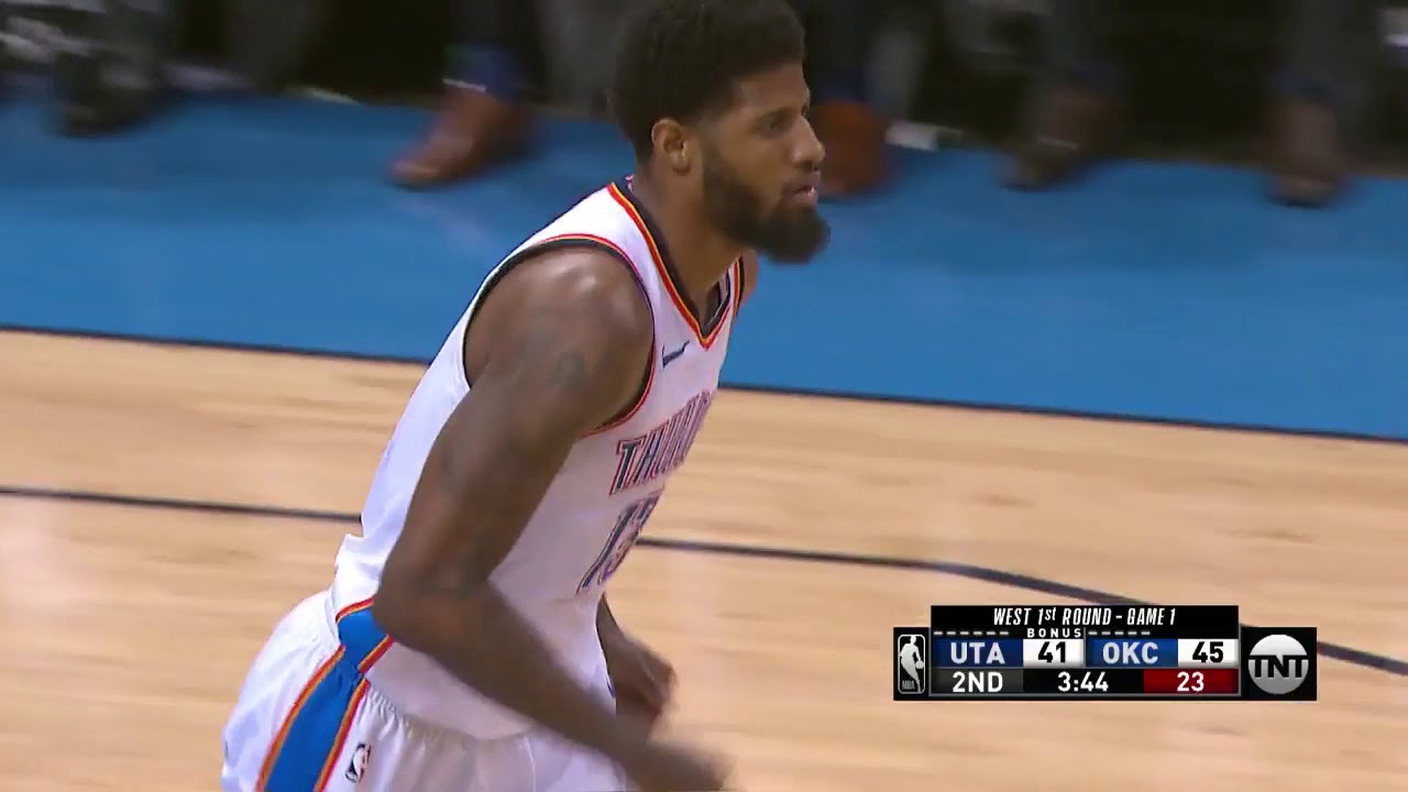 Paul George has game-high 36 points in Thunder Game 1 win over Jazz