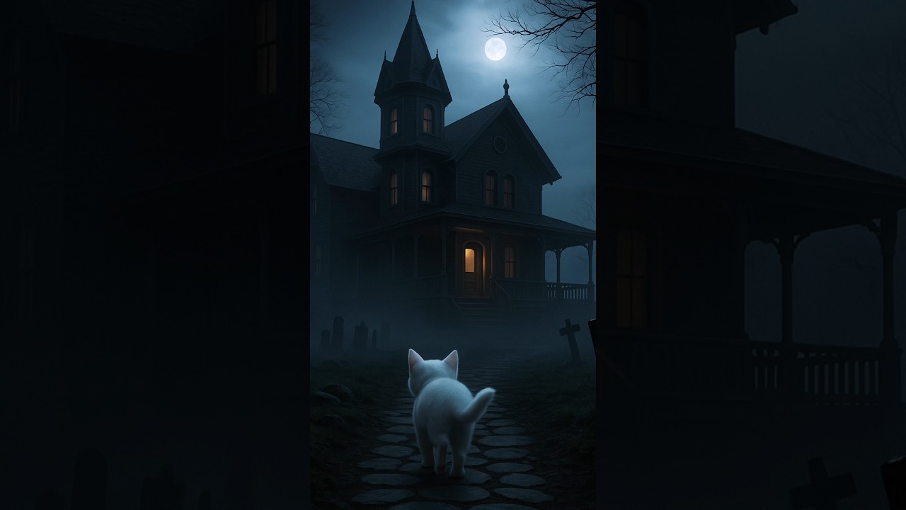 Oops the Kitten BIG MISTAKE!😱Haunted House Nightmare (She Wasn't Ready!