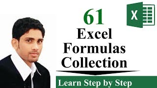 MS Excel Formulas List | Learn 60 Formulas Collection in Hindi Step by Step