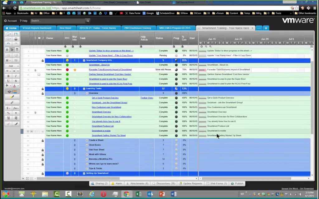 Smartsheet Overview at VMware - YouTube
