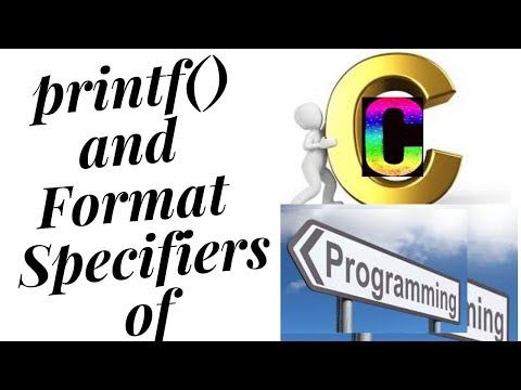 printf() and Formatspecifiers in C - C Tutorial - Part4