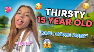 GIRL VOICE TROLLING A THIRSTY 15 YEAR OLD! *GONE WRONG*