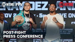 Benavidez vs. Andrade: Post-Fight Press Conference |SHOWTIME PPV