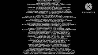 Celebrity (UPDATED) All Cartoon Network Channels Closure Compilation (2013-2025) End Credits Net Worth