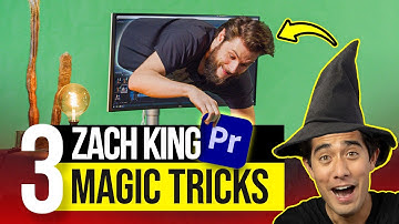 3 ZACH KING Inspired EDITING MAGIC Tricks in Premiere Pro