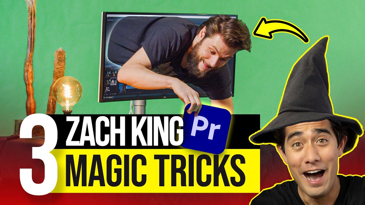⁣3 ZACH KING Inspired EDITING MAGIC Tricks in Premiere Pro
