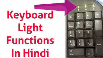 Keyboard Me Kis Light Ka Kya Kaam Hota Hae | What Is The Function Of Each Light In Keybord .